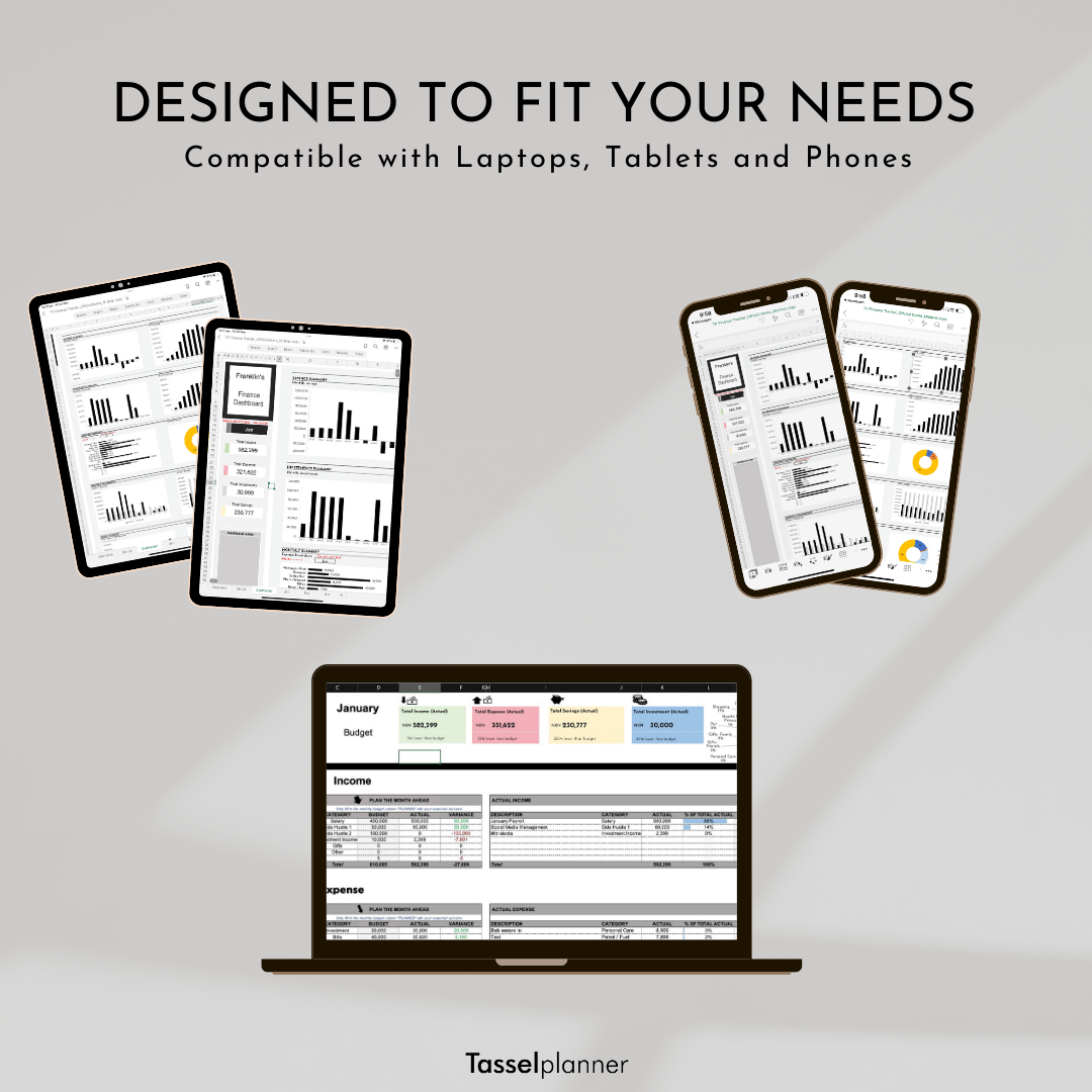 TP Finance Tracker Minimal Theme