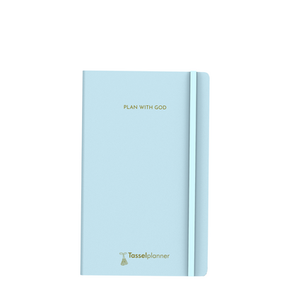 Undated Daily Planner - Pastel Blue